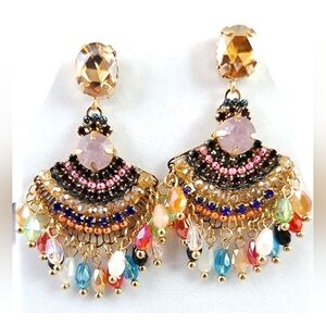 Multi-color Boho Dangle Earrings